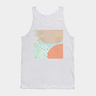 Terracotta Abstract Tank Top